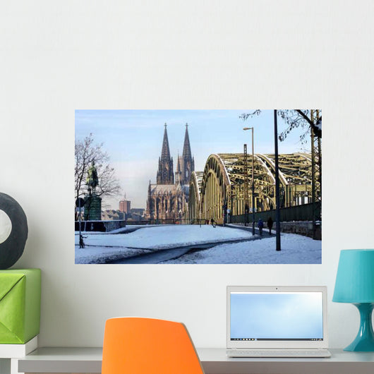 Cologne Cathedral Winter Wall Decal