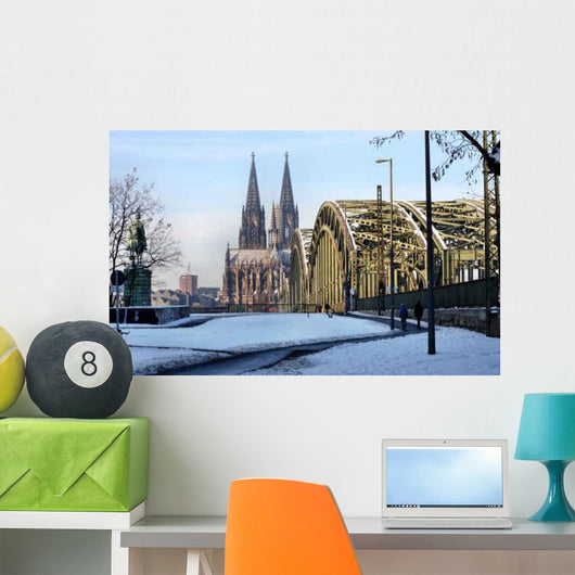 Cologne Cathedral Winter Wall Decal