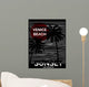 Vintage Tropical Graphic with Wall Decal
