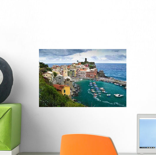 Vernazza from above Wall Decal