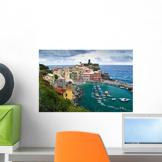 Vernazza from above Wall Decal