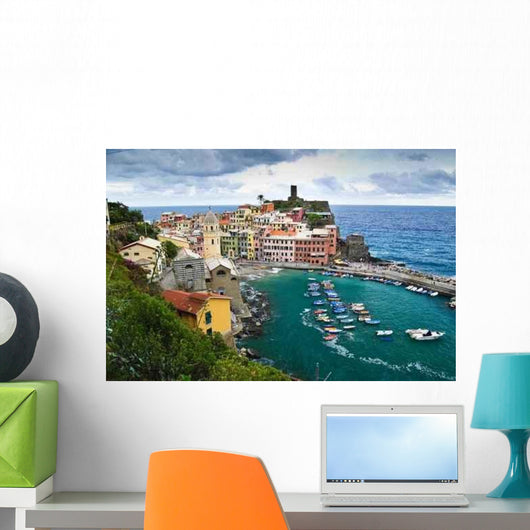 Vernazza from above Wall Decal