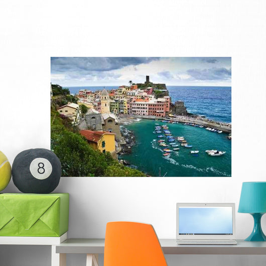 Vernazza from above Wall Decal