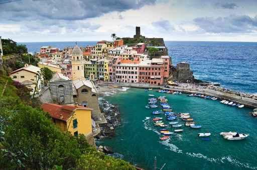 Vernazza from above Wall Decal