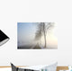 Snow Landscape Mist Wall Decal