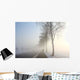 Snow Landscape Mist Wall Decal