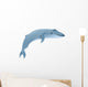 Blue whale marine mammal. Blue whale is largest animal on earth Wall Decal