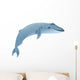 Blue whale marine mammal. Blue whale is largest animal on earth Wall Decal