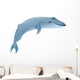 Blue whale marine mammal. Blue whale is largest animal on earth Wall Decal