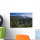 View of Mount Rainier with a lake in the foreground Wall Mural