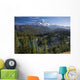 View of Mount Rainier with a lake in the foreground Wall Mural