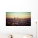 Los Angeles Skyline Sunset Wall Decal