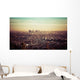 Los Angeles Skyline Sunset Wall Decal