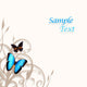 Butterflies Flower and Vines Wall Mural