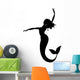 mermaid silhouette Wall Decal