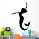 mermaid silhouette Wall Decal