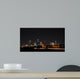 Downtown Houston Night Pano Wall Mural