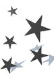 Sterne Kubisch Wall Decal