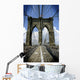 Brooklyn Bridge, New York City, Blue Sky, Urban Setting Wall Mural