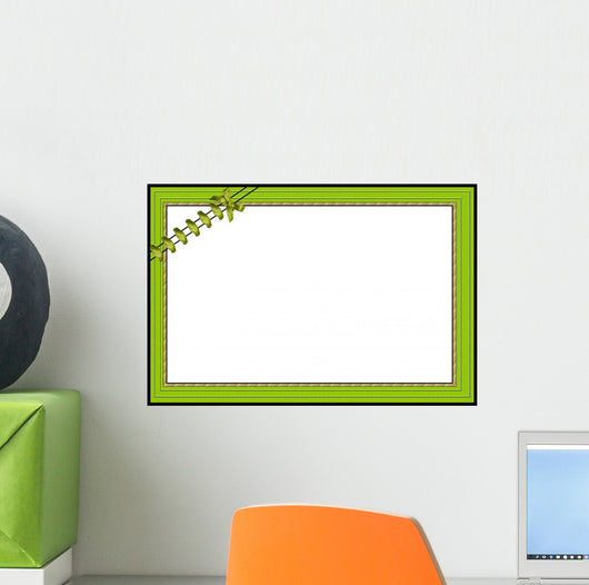 Green Frame Wall Mural