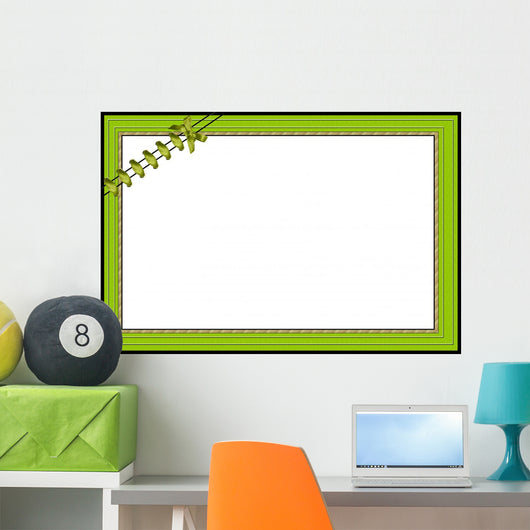 Green Frame Wall Mural