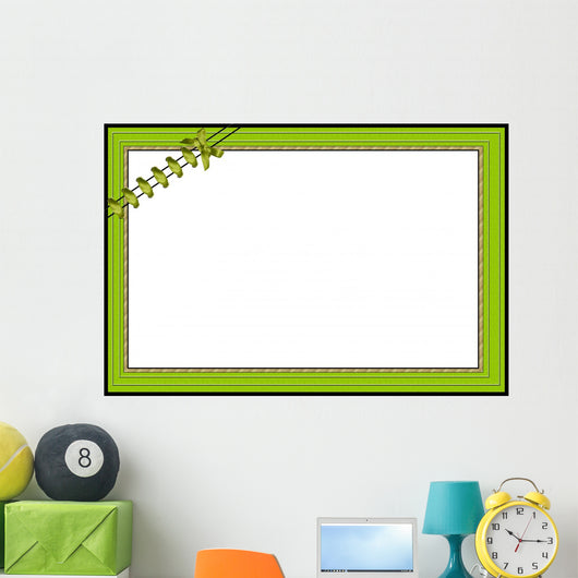 Green Frame Wall Mural