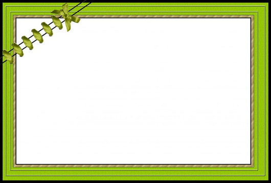 Green Frame Wall Mural