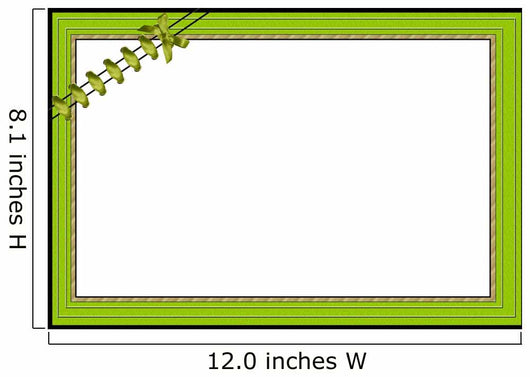 Green Frame Wall Mural