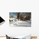 Banlieue Enneigee Montreal Wall Decal