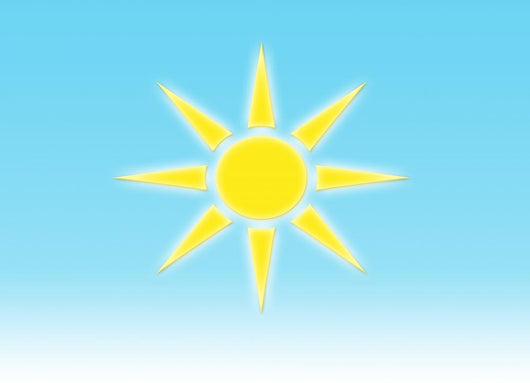 Sun Wall Mural