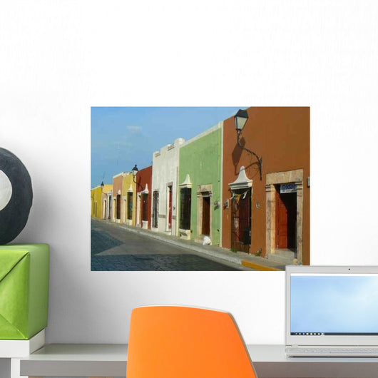 Colorful Street Mexico Wall Decal