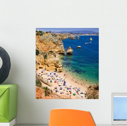 Algarve Rock Coast Portugal Wall Decal Design 1