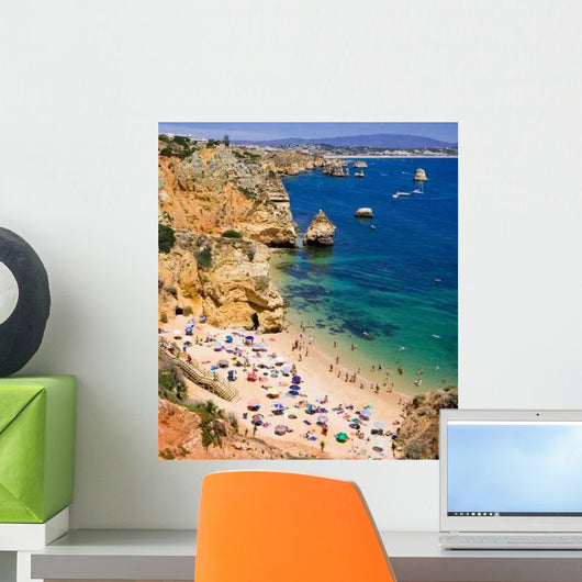 Algarve Rock Coast Portugal Wall Decal Design 1