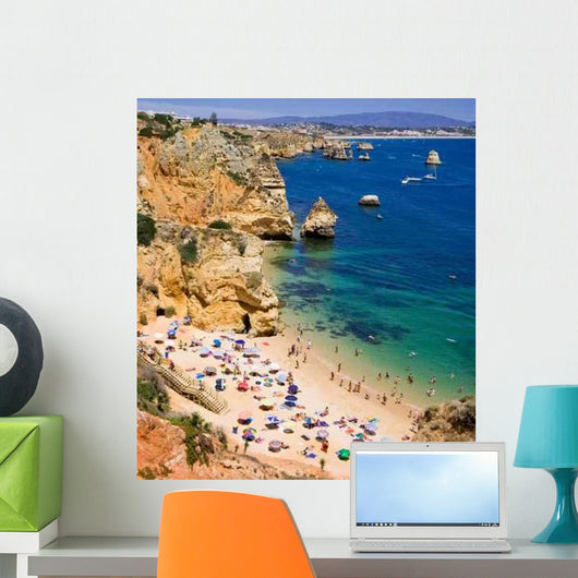 Algarve Rock Coast Portugal Wall Decal Design 1