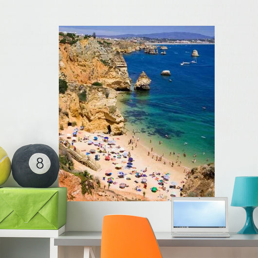 Algarve Rock Coast Portugal Wall Decal Design 1