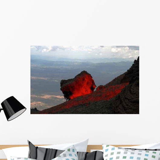 Lava Flow Vulkan Pacaya Wall Decal