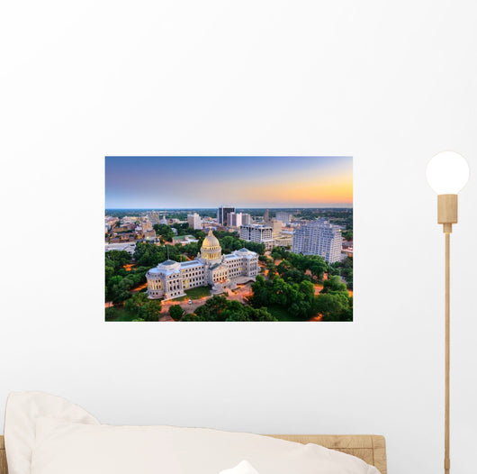 Jackson Mississippi Skyline Wall Decal