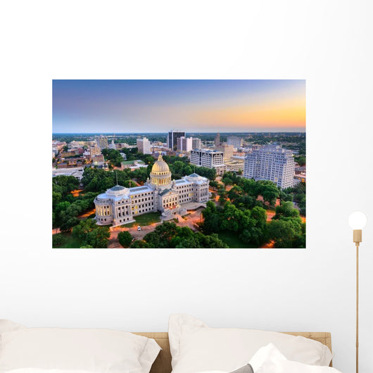 Jackson Mississippi Skyline Wall Decal