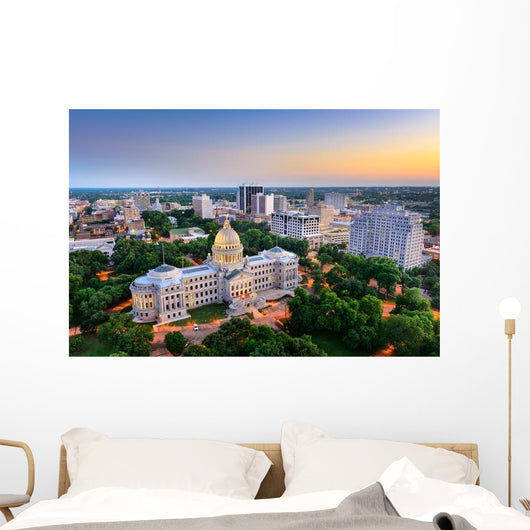Jackson Mississippi Skyline Wall Decal