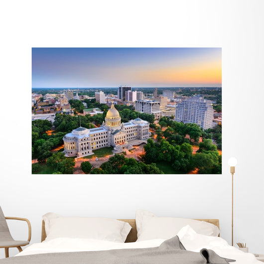 Jackson Mississippi Skyline Wall Decal