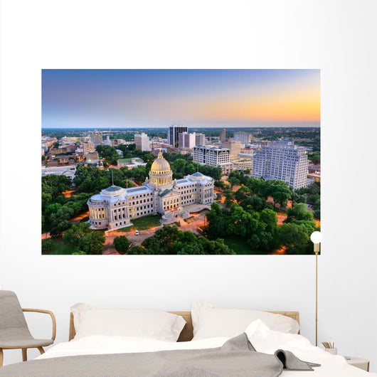 Jackson Mississippi Skyline Wall Decal