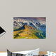 Mannlichen station,famous tourist destination,Bernese Oberland,Switzerland,Europe Wall Mural