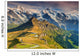 Mannlichen station,famous tourist destination,Bernese Oberland,Switzerland,Europe Wall Mural