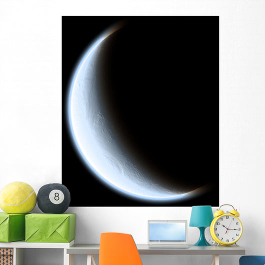 Crescent moon Wall Mural