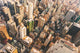 Aerial view of Midtown Manhattan Wall Mural