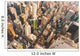 Aerial view of Midtown Manhattan Wall Mural