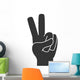 Hand Peace Symbol Sign Wall Decal