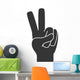 Hand Peace Symbol Sign Wall Decal