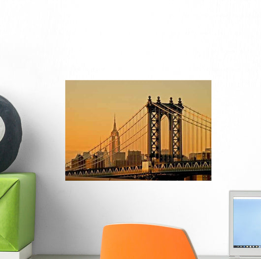 Bridge Sunset Wall Decal