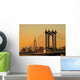 Bridge Sunset Wall Decal